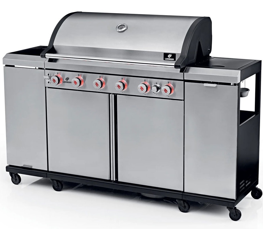 Barbecue gaz GrillChef 6.1 Inox