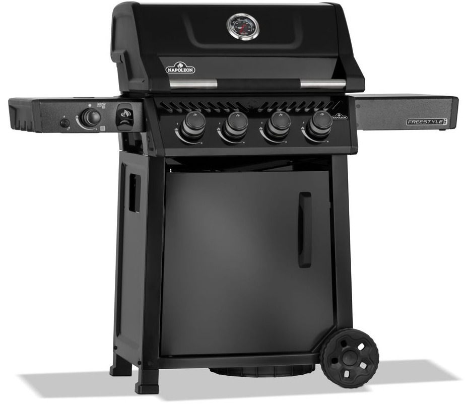 Barbecue gaz Napoléon Freestyle Pro 425 Noir brûleur latéral infrarouge