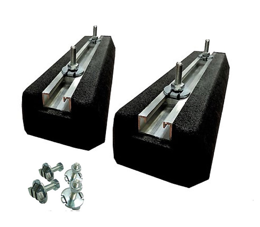 Paires de supports de sol rubber 400