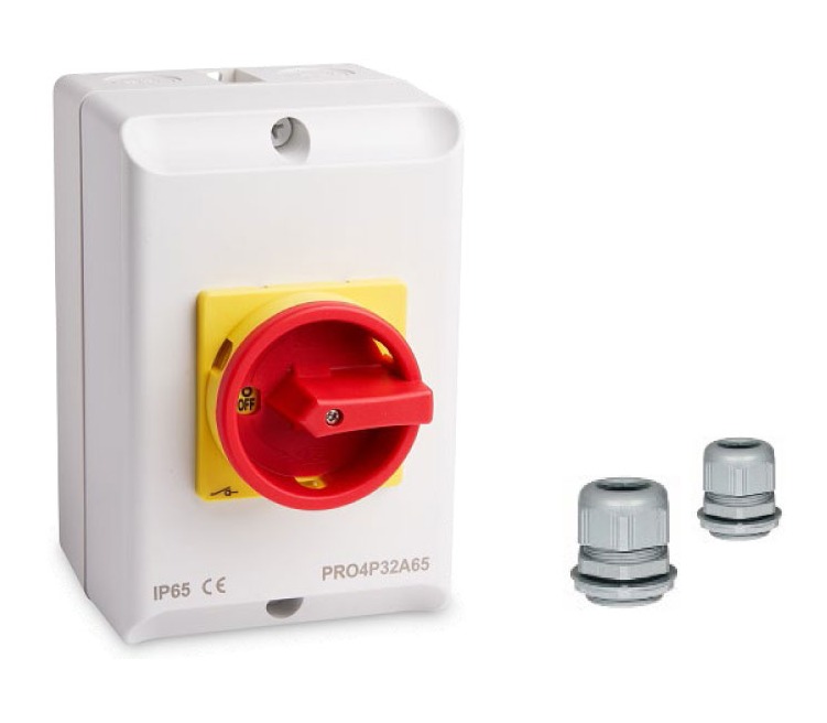 Coffret de protection IP65 3P 32A