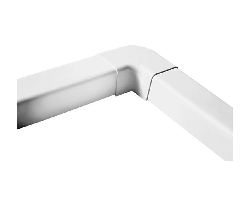 Goulotte angle plat blanc pur 80x60 