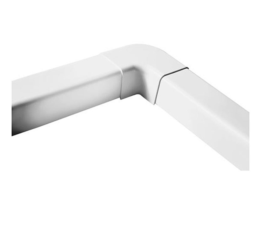 Goulotte angle plat blanc pur 110x75