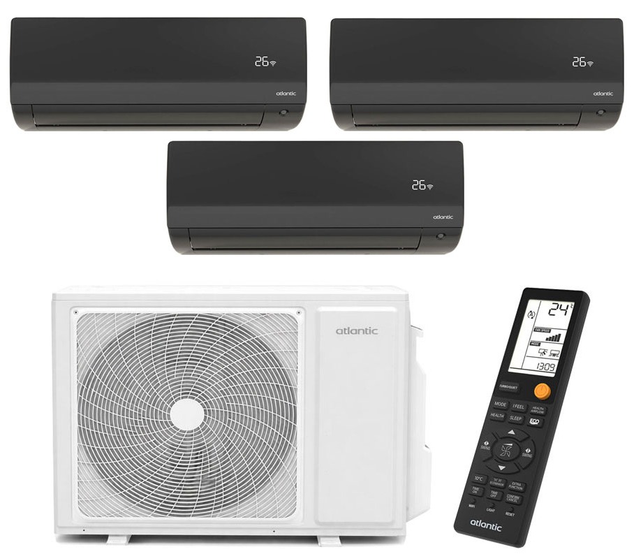 Pack Trisplit Atlantic MURAO PREMIUM Noir 3 Chambres 15m²