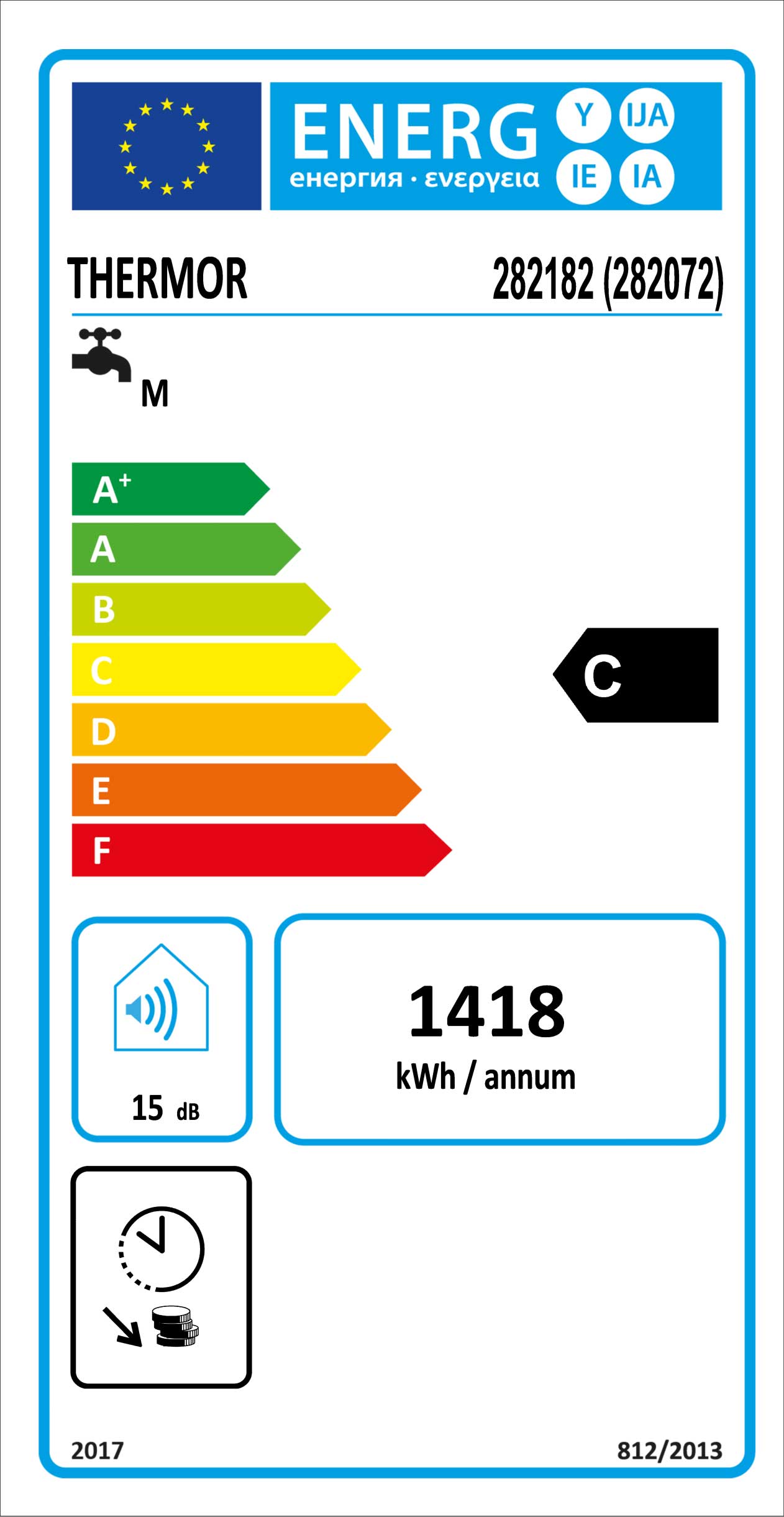 Chauffe-eau Duralis 282072 Stable 200 Litres électrique Thermor