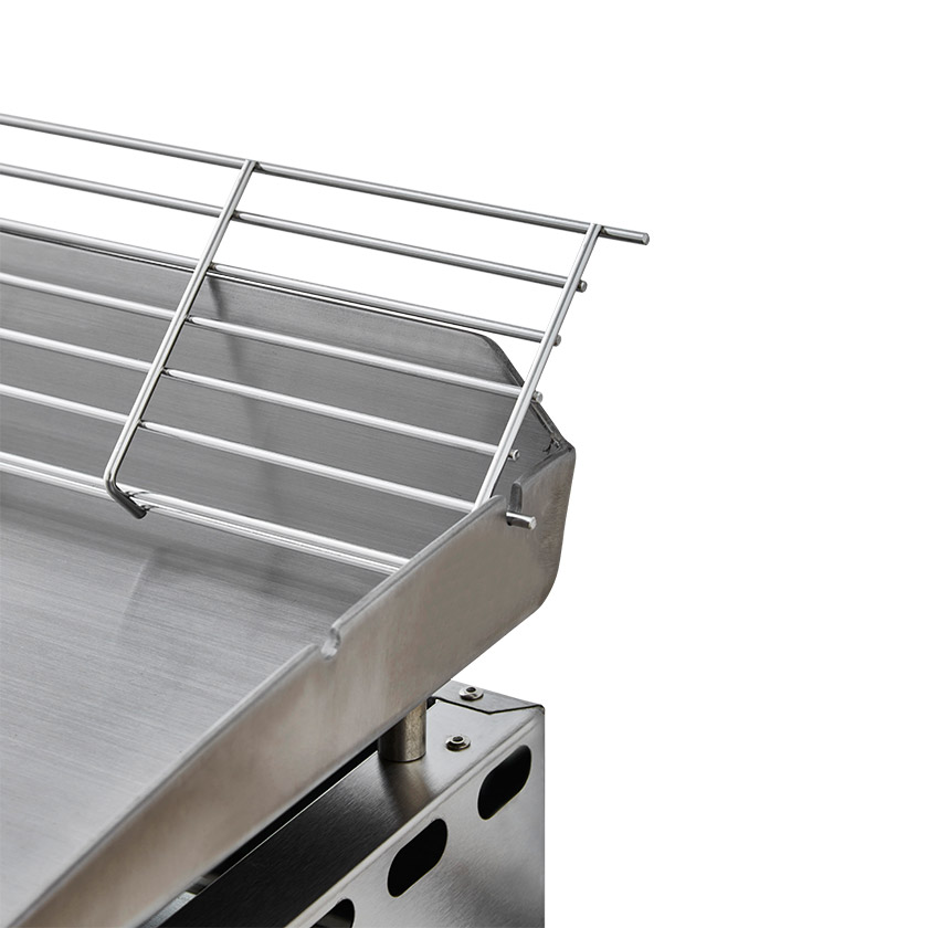 Plancha gaz modèle Silvia II G 4 feux 10kw en Inox à poser,9760216,FAVEX