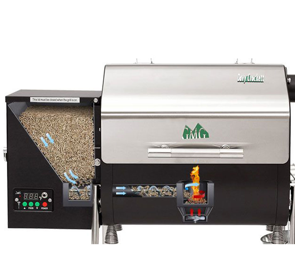 Barbecue pellets GMG Ledge Prime inox