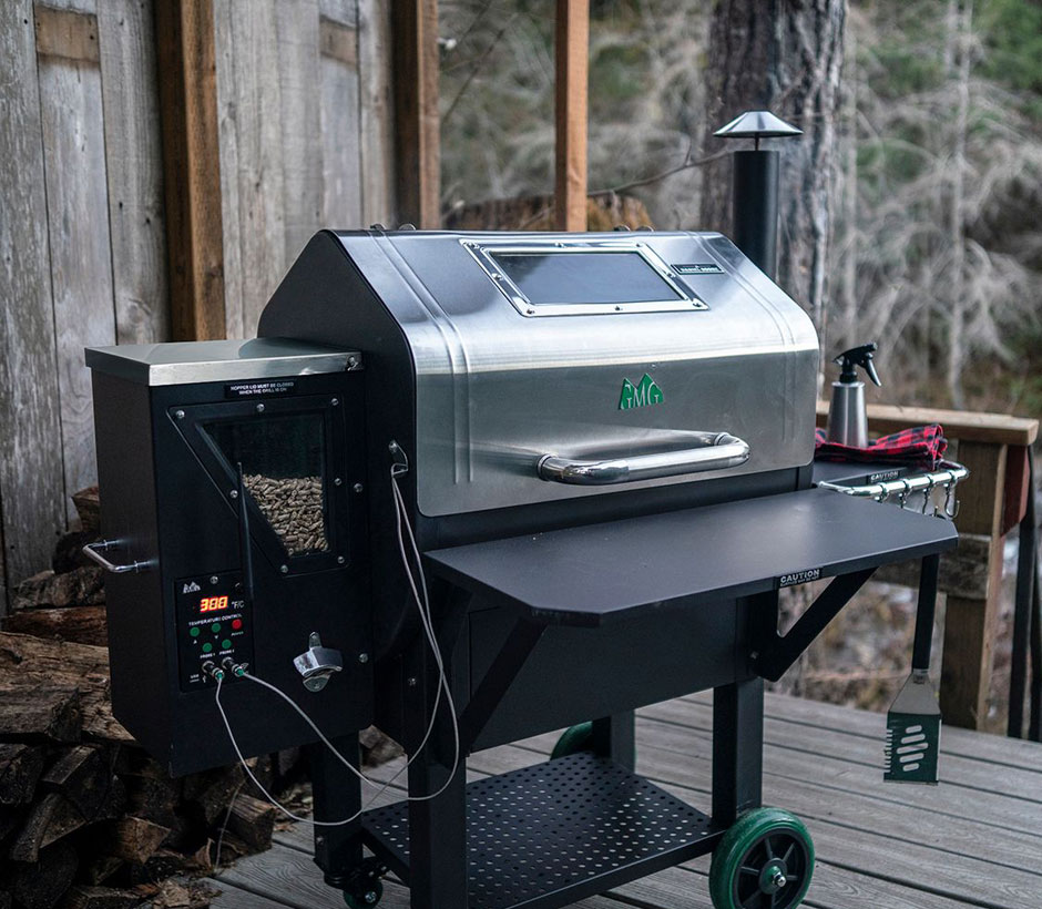 Barbecue pellets GMG Ledge Prime inox