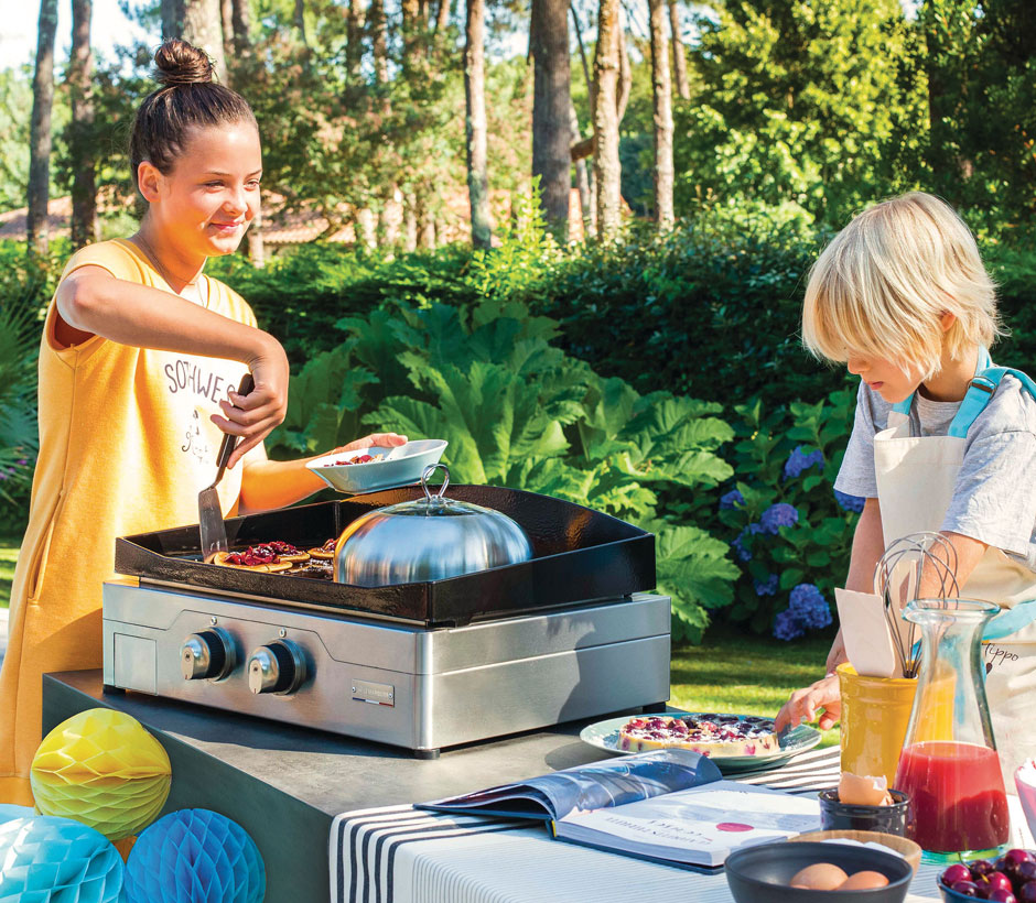 Le Marquier - Maxi Spatule avec Rebords pour Plancha en Fonte