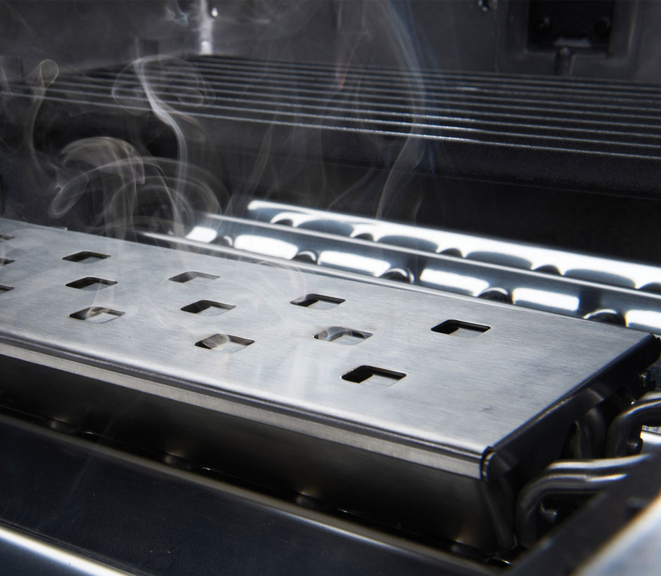 Boite de fumage en inox pour barbecue CharBroil SmokerBox
