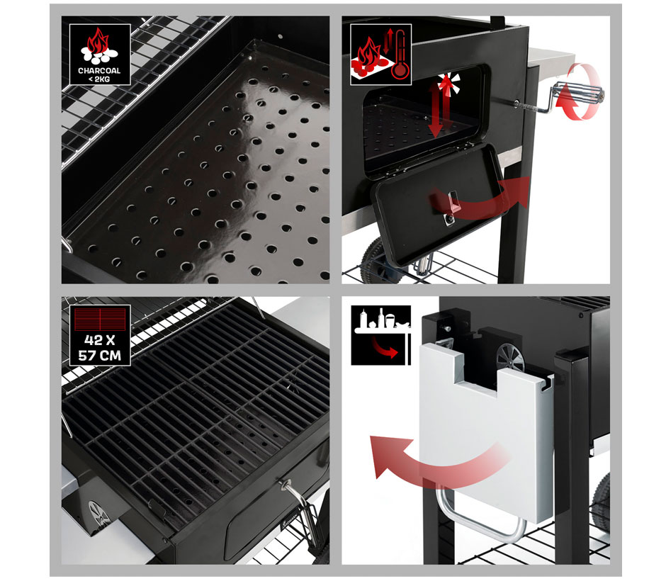 spreker Wereldbol geest Barbecue charbon de bois Dorado Landmann