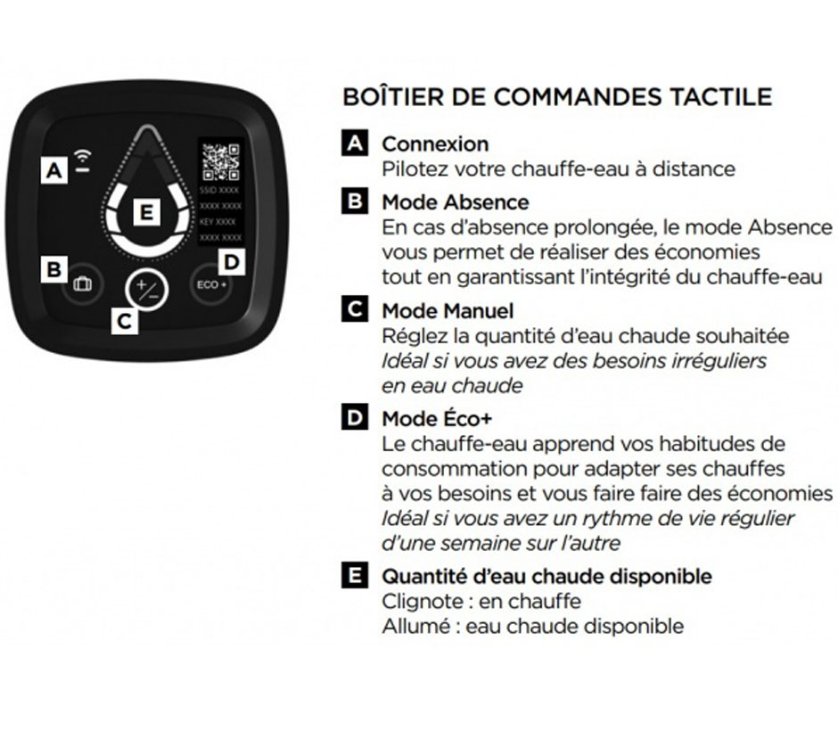 Chauffe-eau électrique ACI vertical sur socle Duralis 300L