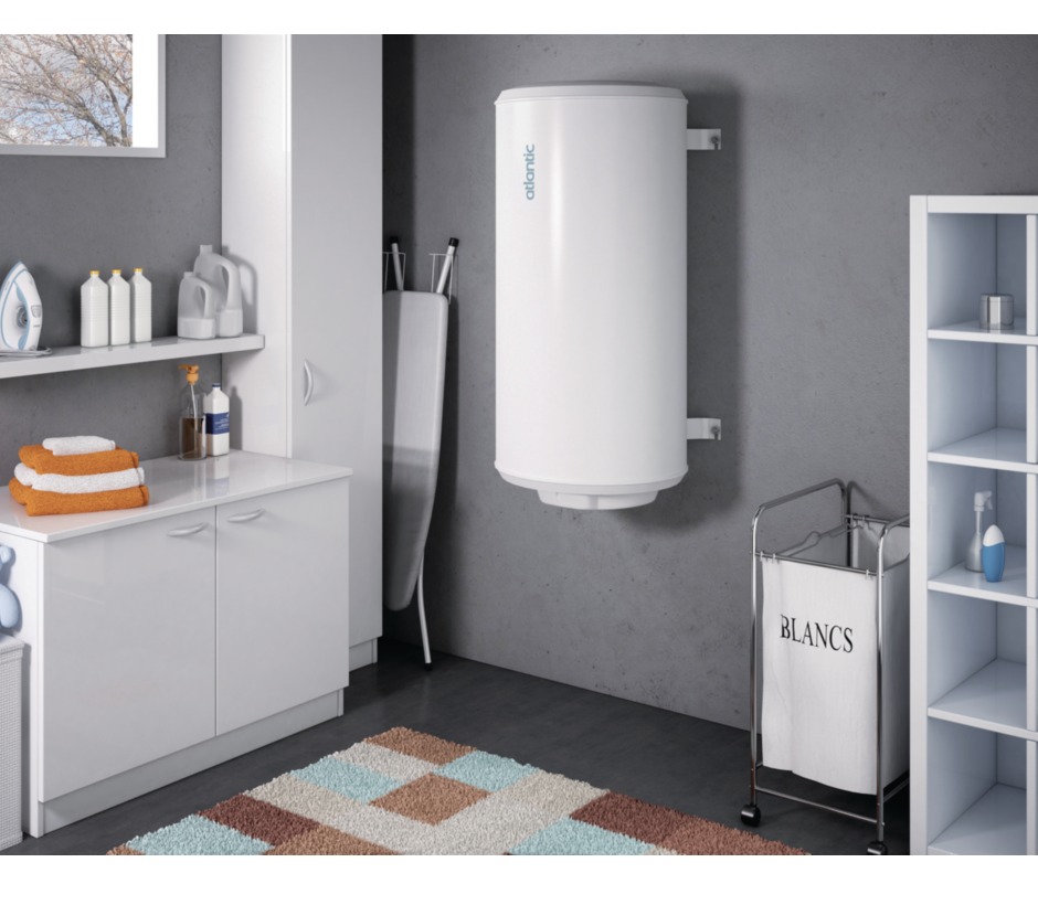 Chauffe-eau électrique Atlantic Chaufféo - 150 Litres - Vertical Mural - Blanc - Occasion (petit Choc)