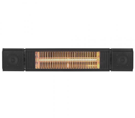 Chauffage radiant Heat and Beat Noir 2000W