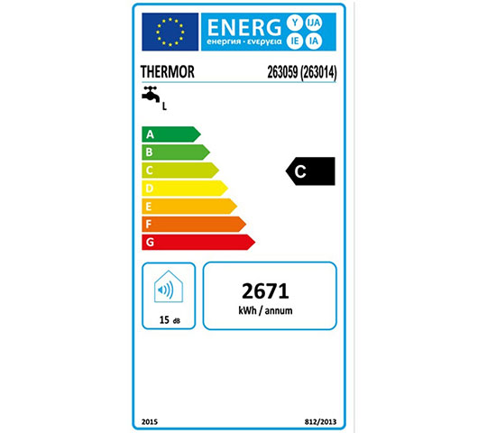 Chauffe eau horizontal Thermor Blindé 100 Litres Horizontal 