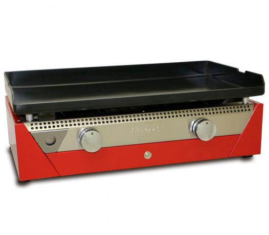 Plancha gaz Simogas Rainbow Rouge