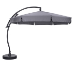 Parasol déporté Easy Sun 350 Olefin Titanium avec volants