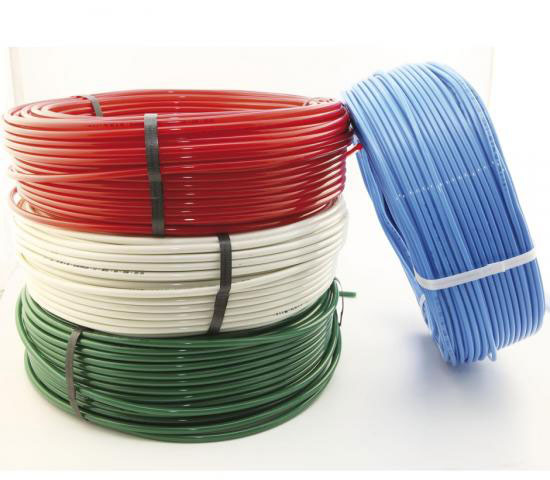 Tube air comprimé Pu Shore A 98 Diam.5.5/8 Couronne 25m Bleu