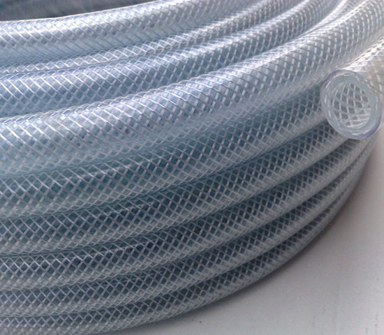 Tube air comprimé Pvc Tressé Diam.10/15 Couronne 25m Blanc