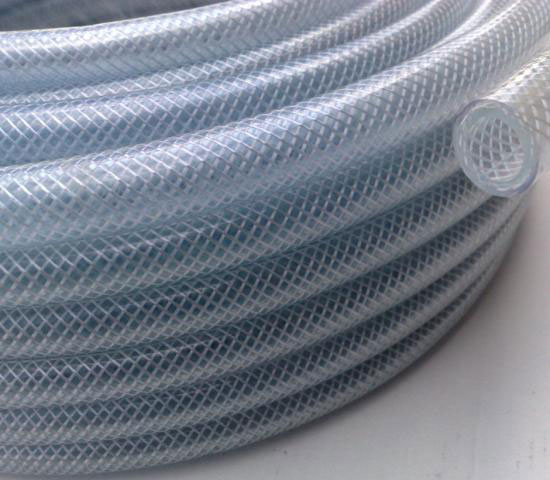 Tube air comprimé Pvc Tressé Diam.12-5/18 Couronne 25m Blanc