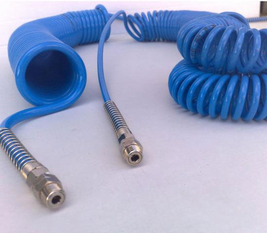 Tube air comprimé Spirale En Polyurethane 5x8mm / 4m